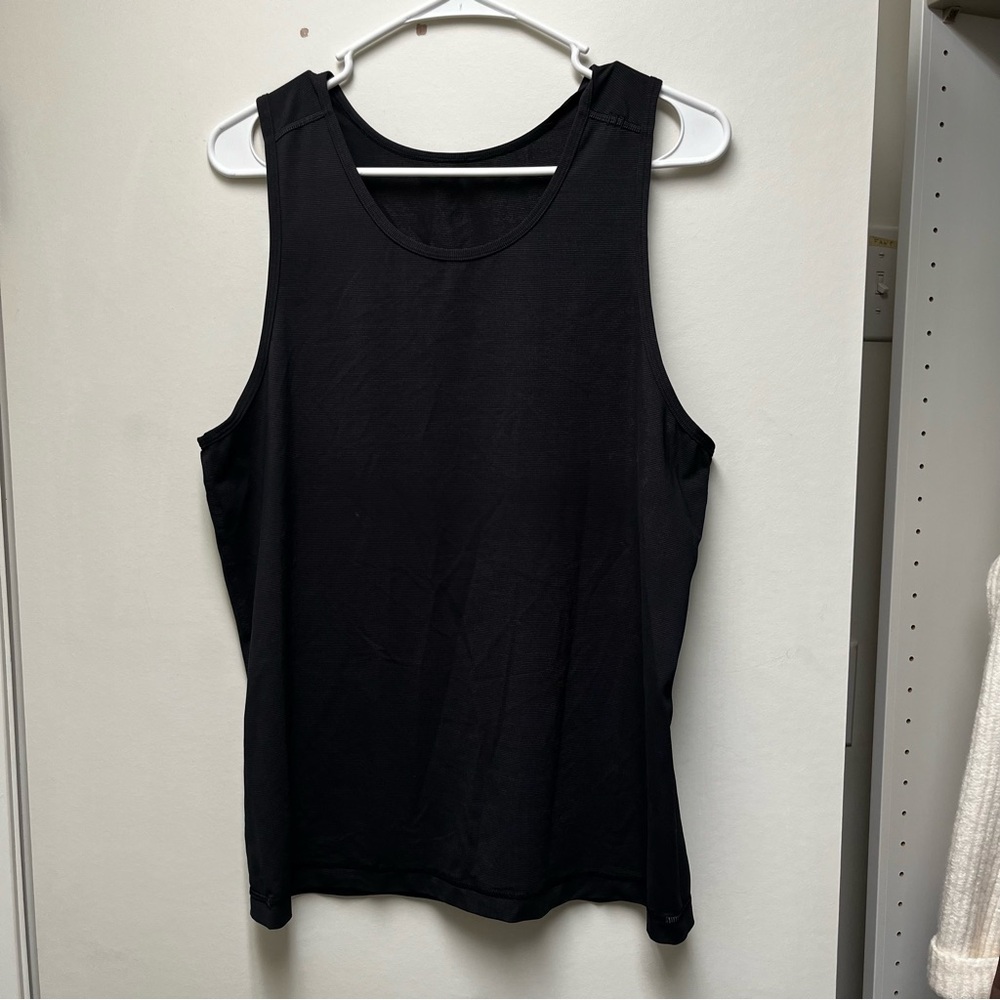 Black Sleeveless Men's Shirt